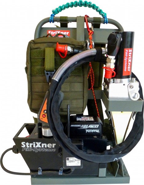 Strixner Fällsystem FK20T Akku mit Tragesystem