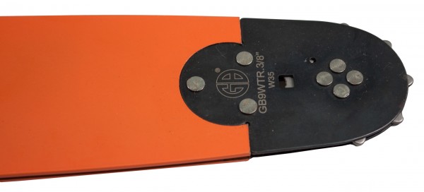 GB Kopfstück für Titanium lang Schienen 3/8"