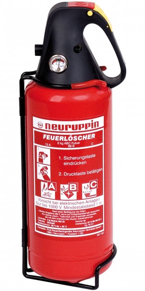 Neuruppin Tragbarer Feuerlöscher PG 2 E