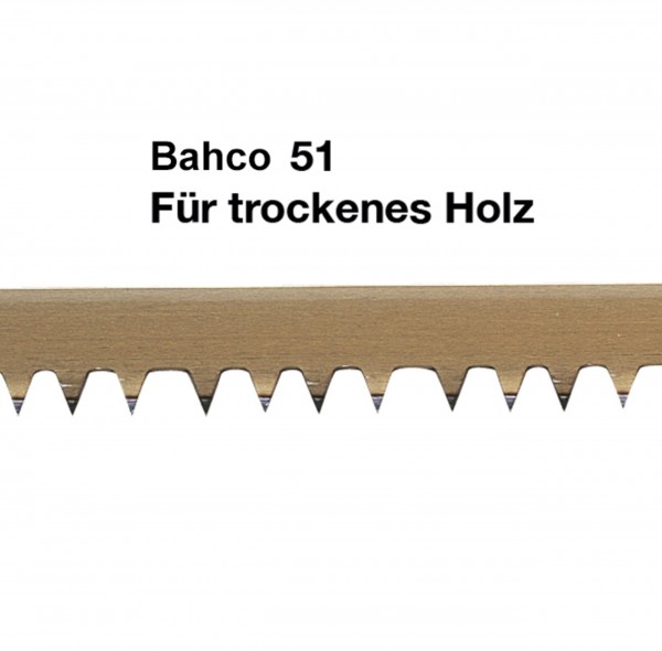 Ersatzsägeblatt Bahco Nr. 51 für trockenes Holz
